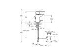 Bateria Bidetowa Root R A4272423EXP Złoty Vitra