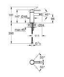 Bateria Bidetowa S Essence 24395KF1 Grohe