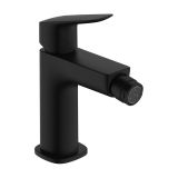 Bateria Bidetowa Z Kompletem Odpływowym Z Cięgłem Logis Czarny Mat 71201670 Hansgrohe