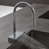 Bateria Kuchenna Aquano Select Z Wyciąganą Wylewką Chrom 73837000 Hansgrohe