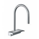 Bateria Kuchenna Aquano Select Z Wyciąganą Wylewką Chrom 73837000 Hansgrohe