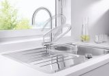 Bateria Kuchenna Do Montażu Przed Oknem Coressa F Chrom 521544 Blanco