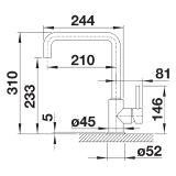 Bateria Kuchenna Mili Antracyt 523103 Blanco