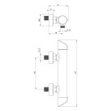 mini: Bateria Prysznicowa Arnika Chrom BQA_040M Deante (2)