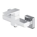 Bateria Prysznicowa Parma Chrom/Biały PM7440CRB Omnires