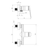 mini: Bateria Prysznicowa Ivo Chrom BLI_040M Deante (2)
