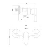 mini: Bateria Prysznicowa Libra Chrom S951-407 Cersanit (2)