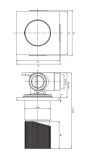 Bateria Prysznicowa Podtynkowa Chrom Contour CT8045CR Omnires