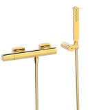 Bateria Prysznicowa Ścienna Loft 24-K Złoto 20016701OR Tres