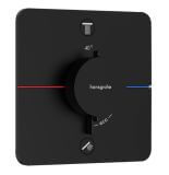 Bateria Prysznicowa Showerselect Comfort Q 15583670 Czarny Mat Hansgrohe