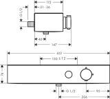 Bateria Prysznicowa Showertablet Select 24360670 Czarny Mat Hansgrohe