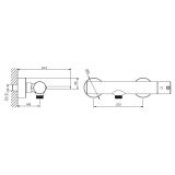 Bateria Prysznicowa Ultimate Chrom ABUL301111 Avapax