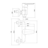 mini: Bateria Prysznicowa Vero Chrom S951-028 Cersanit (2)