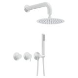 mini: Bateria Prysznicowa Z Deszczownicą I Zestawem Prysznicowym Silia Bianco NQS_A0YK Deante (1)