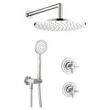 mini: Bateria Prysznicowa Z Deszczownicą I Zestawem Prysznicowym Temisto Chrom NAC_09QT Deante (1)