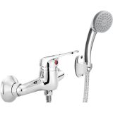 mini: Bateria Prysznicowa Z Zestawem Prysznicowym Lobo Chrom BYU_041M Deante (1)
