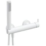 Bateria Prysznicowa Z Zestawem Prysznicowym Silia Bianco BQS_A41M Deante