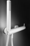 Bateria Prysznicowa Z Zestawem Prysznicowym Silia Bianco BQS_A41M Deante