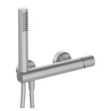 mini: Bateria Prysznicowa Z Zestawem Prysznicowym Silia Hexa Stal Szczotkowana BHS_F41M Deante (1)