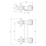 mini: Bateria Prysznicowa Z Zestawem Prysznicowym Teno Chrom BON_041D Deante (2)
