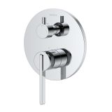 Bateria Prysznicowo Wannowa Podtynkowa Dwufunkcyjna Aurevo Chrom ABAU521111 Avapax