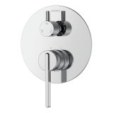 Bateria Prysznicowo Wannowa Podtynkowa Trzyfunkcyjna Aurevo Chrom ABAU5311C1 Avapax