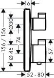 Bateria Termostatyczna Chrom 15714000 Hansgrohe