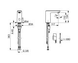 Bateria Umywalkowa 3V Bluetooth Electra Chrom 9200FZ Oras