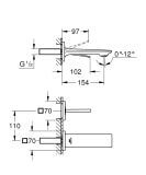 Bateria Umywalkowa Allure S Brushed Warm Sunset 19309DL2 Grohe