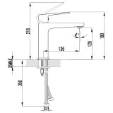Bateria Umywalkowa Arkas I Matte Black 10111104 Kielle