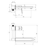 mini: Bateria Umywalkowa Arnika Chrom BQA_054L Deante (3)