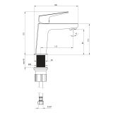 mini: Bateria Umywalkowa Blur Bianco BQL_A20M Deante (3)