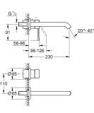 Bateria Umywalkowa Essence Chrom 29193001 Grohe