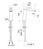 Bateria Umywalkowa Lys V25011 Vema