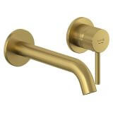 Bateria Umywalkowa Podtynkowa Bozz Złoty Szczotkowany 38245N076 Kludi