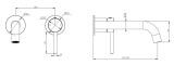 Bateria Umywalkowa Podtynkowa Fly Z Boxem Czarny Mat 03012BM Emporia