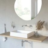Bateria Umywalkowa Podtynkowa Silia Stal Szczotkowana BQS_F54L Deante