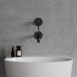 Bateria Umywalkowa Podtynkowa Y Czarna Y1215NBL Omnires
