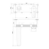 mini: Bateria Umywalkowa Podtynkowa Z Korkiem Mille Chrom S951-357 Cersanit (2)