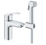 Bateria Umywalkowa Rozmiar S Z Bidetką Eurosmart Chrom 23124003 Grohe
