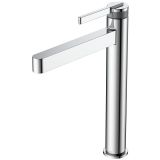 Bateria Umywalkowa Stojąca Wysoka Nablatowa Aurevo Chrom ABAU131111 Avapax