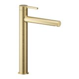 Bateria Umywalkowa Stojąca Wysoka PI Złoty Szczotkowany AREX.1202GB Excellent