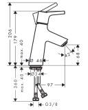 Bateria Umywalkowa Talis 72012000 Hansgrohe