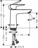 Bateria Umywalkowa Talis E 71712670 Hansgrohe