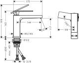 Bateria Umywalkowa Tecturis E 73012000 Coolstart Chrom Hansgrohe