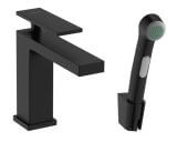 Bateria Umywalkowa Z Główką Bidette Tecturis E 73210670 Czarny Mat Hansgrohe