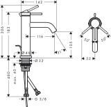 Bateria Umywalkowa Tecturis S 73310000 Chrom Hansgrohe
