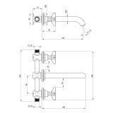 mini: Bateria Umywalkowa Temisto Mosiądz BQT_M54D Deante (3)