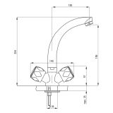 mini: Bateria Umywalkowa Teno Chrom BON_020D Deante (2)