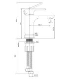 Bateria Umywalkowa Vega Chrom 10118100 Kielle